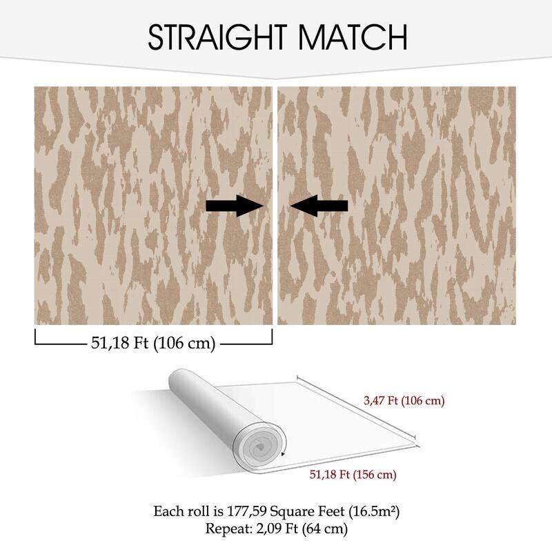 SUSSEXHOME Removable Wallpaper-Waterproof, Strippable, Light Resistance & Cleanable Wall Paper Roll-Wallpaper-Lava2
