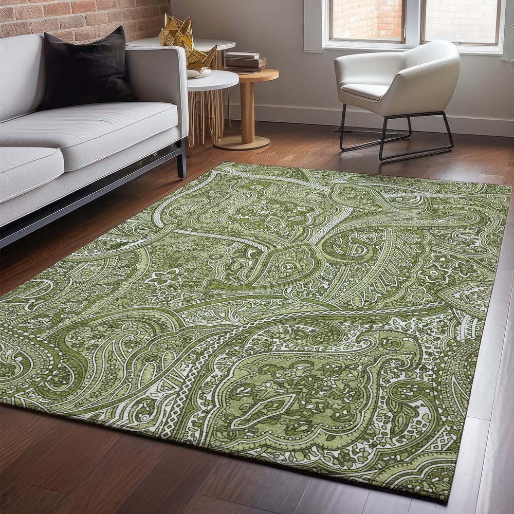 Premium Washable Super Soft Traditional Paisley Mayfield Rug