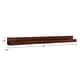 preview thumbnail 16 of 28, Porch & Den Bear Wood Holder Ledge Floating Wall Shelf