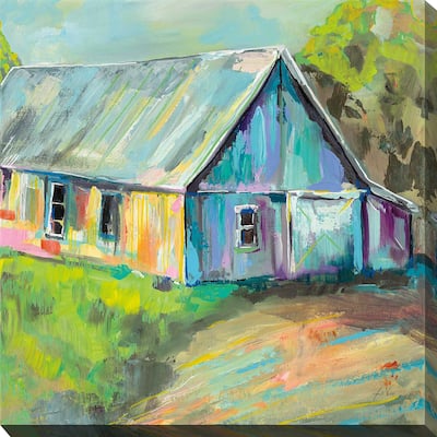 "Going to the Country I" Print on Canvas