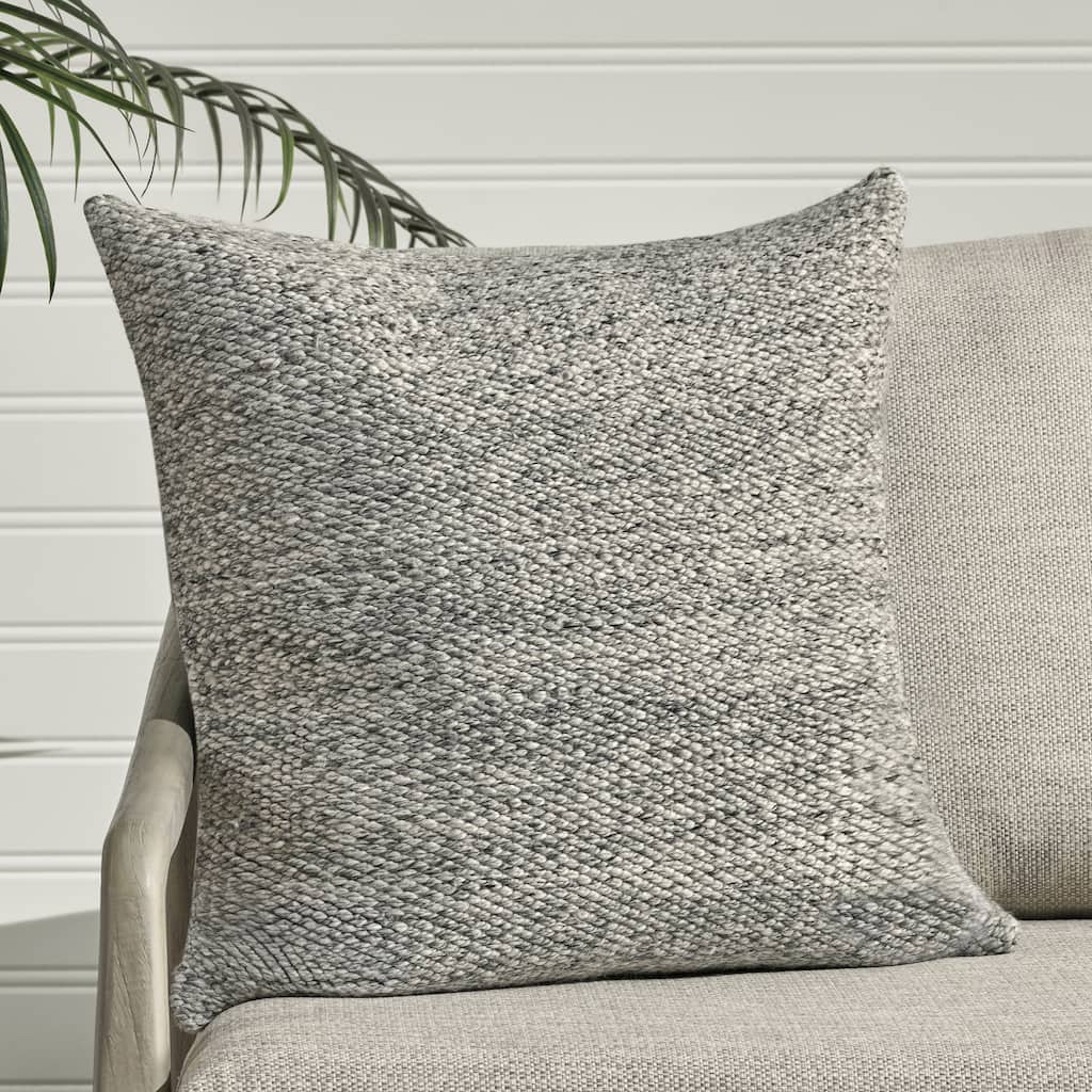 Villa by Classic Home Stella Recycled Fabric Fabric Throw Pillow