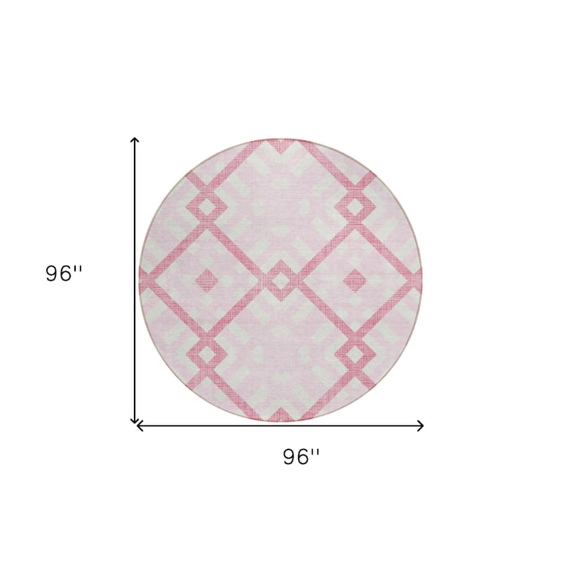 HomeRoots Geometric Transitional Rectangle Outdoor Rug