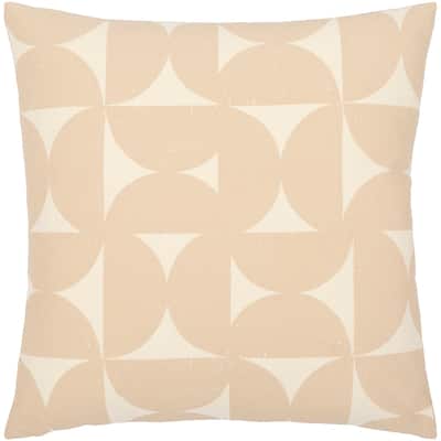 Livabliss Sanaya Half Circle Print Geometric Throw Pillow