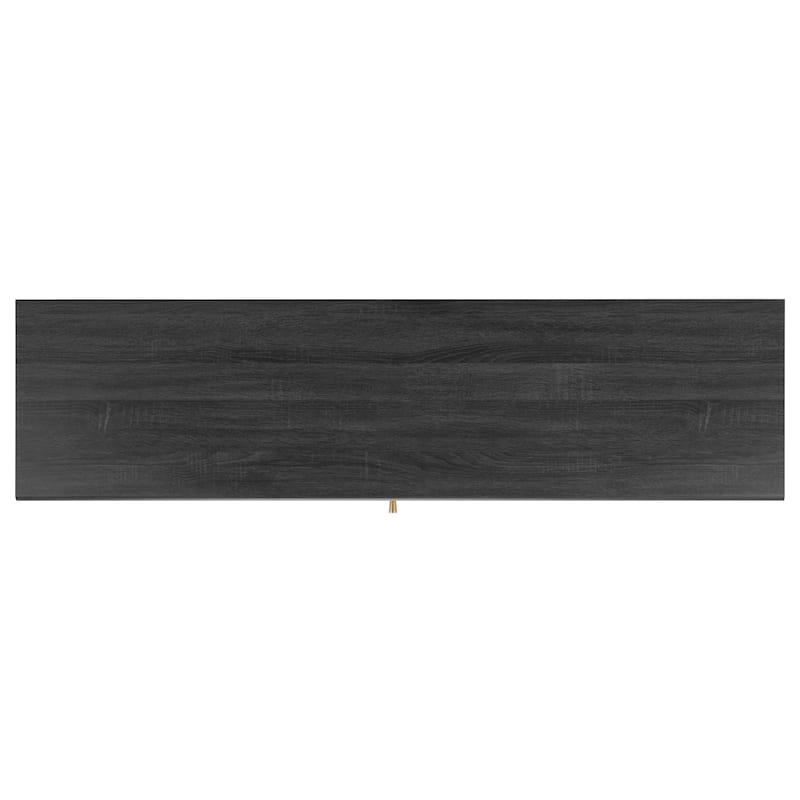 SAFAVIEH Sade Single Door 2-Shelf Media Stand - 47" W x 15" D x 24" H - 47Wx15Dx24H