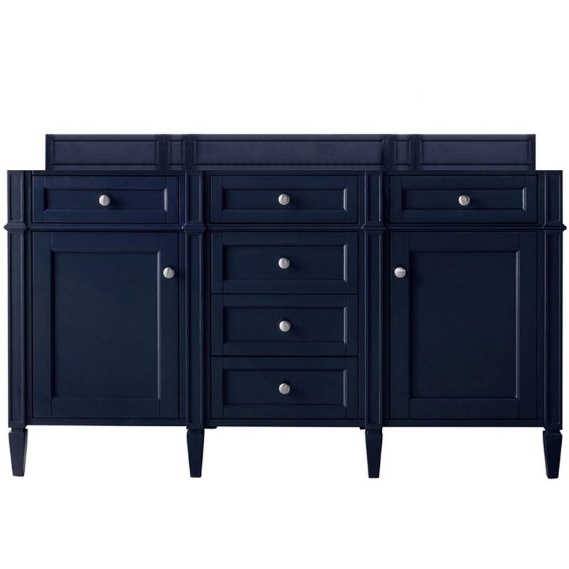 James Martin Vanities 650-V60D-M Brittany 60" Free Standing Double - Victory Blue