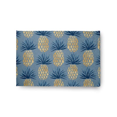 Pineapple Stripes Indoor/Outdoor Rug