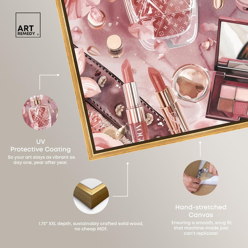 Glam Sparkle Lay Out II Canvas by Art Remedy