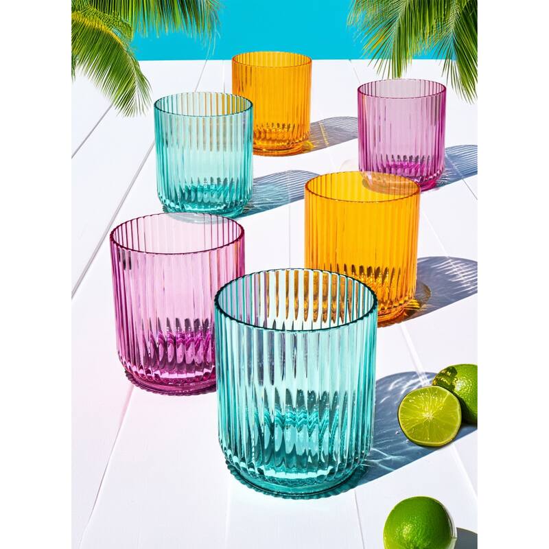 Mesa DOF, Multi-Color, Set of 6 Drinkware