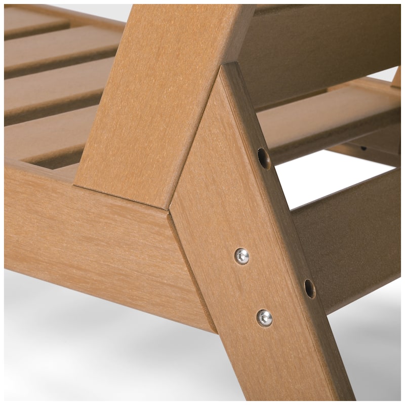 Birchwood All Weather HDPE Outdoor Patio Deep Seating Arm Chair (Set of 2)