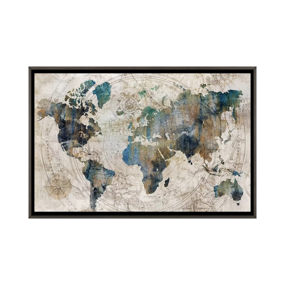 iCanvas "Celestial Map " by Isabelle Z Framed