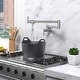 preview thumbnail 12 of 23, Modern Wall Mounted Pot Filler with Dual Swing Joints