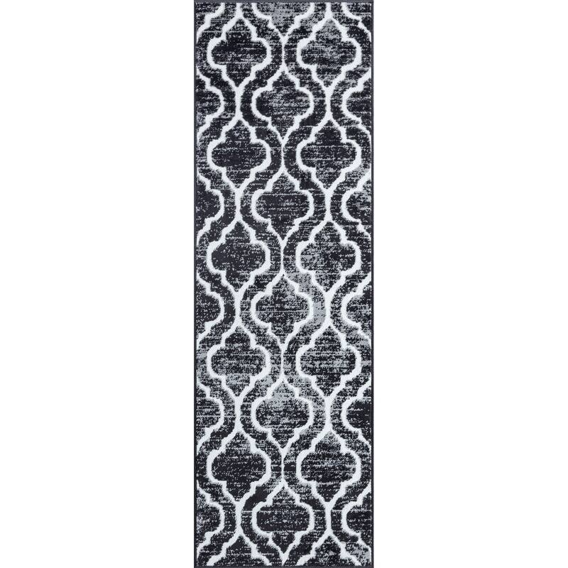 Wyman Farmhouse Geometric Indoor Area Rug