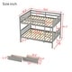 preview thumbnail 54 of 58, Rubber Wood Bunk Bed Frame with 2 Drawers,Convertible into 2 Beds