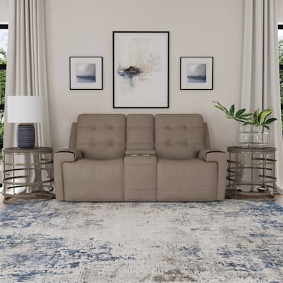 Iris Zero Gravity Power Reclining Loveseat with Console & Power Headrests by Flexsteel