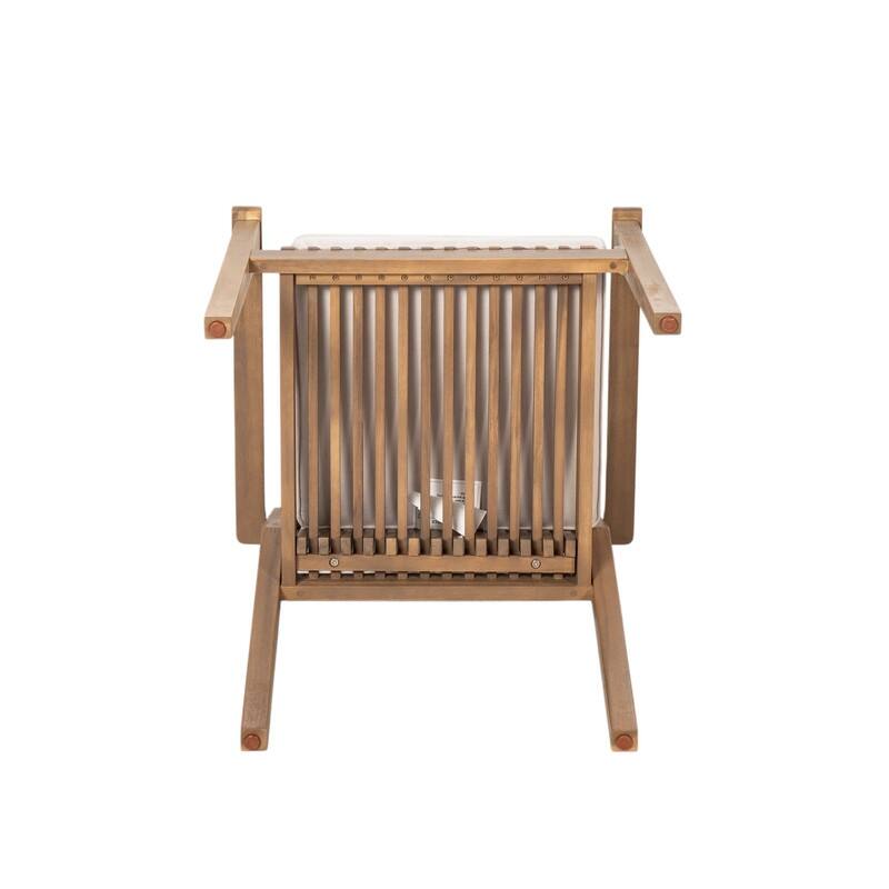 Set of 2 Patio Dining Chairs, Comfortable Waterproof Seating with Removable Cushion