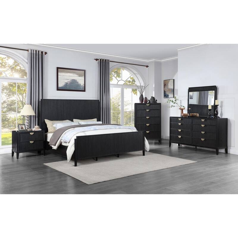 Mason Black 8-Drawer Dresser