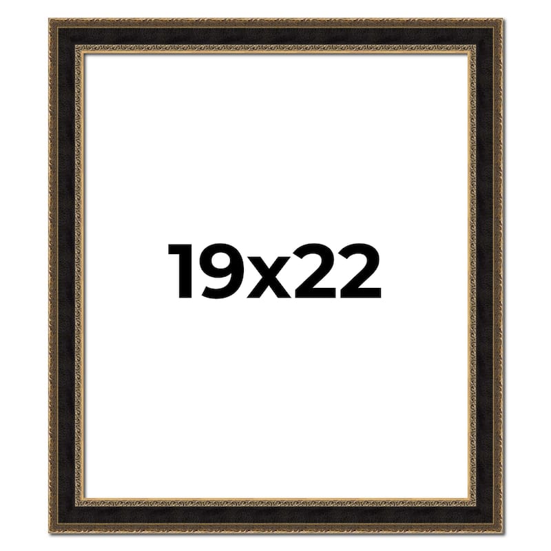 19x22 Frame Gold Antique Vintage Sold Wood Picture Frame | 1.75 Inch