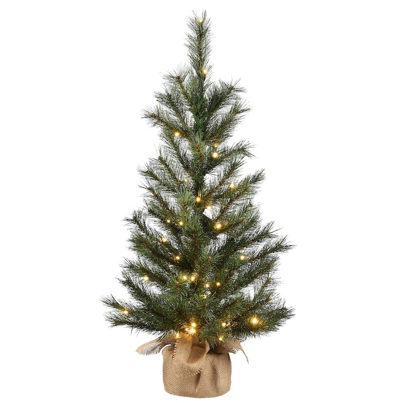 National Tree Company 3 ft. Frosted Ontario Pine Tree
