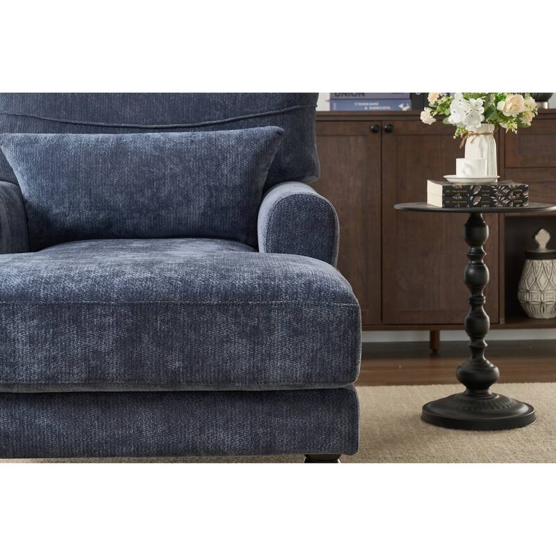 Modern Chaise Lounge,Upholstered Indoor Leisure Sofa Recliner,Chair Sleeper
