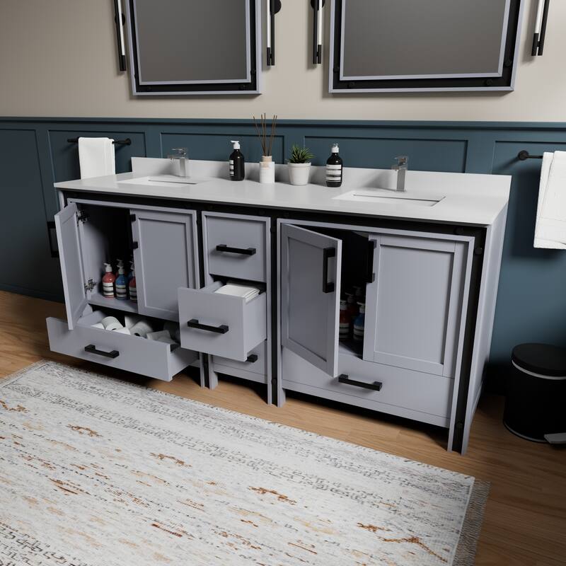 Ziva Bath Vanity No Top and Mirror