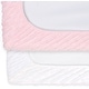 preview thumbnail 4 of 3, The Peanutshell Pink & White Minky Dot Changing Pad Covers, 2-Pack