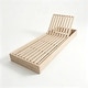 preview thumbnail 65 of 67, Christopher Knight Home - Ian Set of 4 Outdoor Chaise Lounge, Acacia Wood Adjustable Reclining & Water-Resistant Cushion