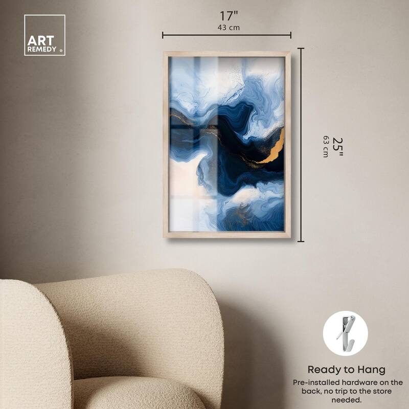 Blue Deep II Shadowbox by Art Remedy