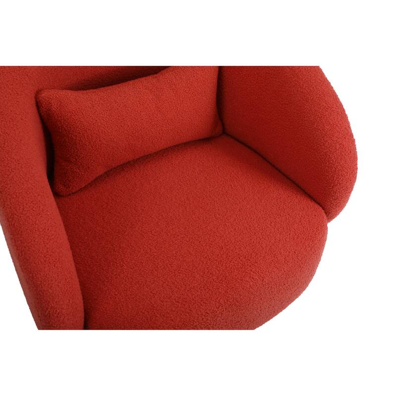 Modern 360 Degree Swivel Accent Chair Armchair, Comfy Velvet Barrel Chair for Living Room,Round Swivel Accent Chair Corner Chair