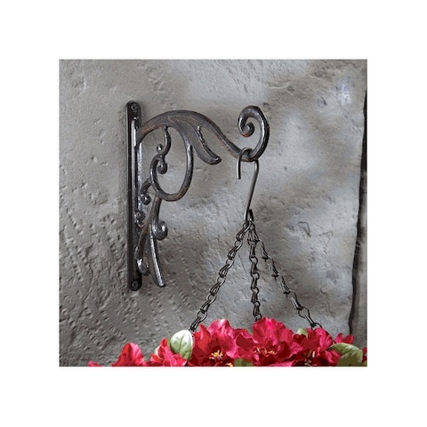 Panacea 85630 Renaissance Plant Bracket, Antique Rust, 9"
