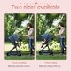 preview thumbnail 5 of 6, 2-in-1 Convertible Baby Stroller Foldable Infant Pushchair