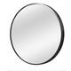Neutypechic Modern Thin Frame Wall-Mounted Vanity Round Mirror
