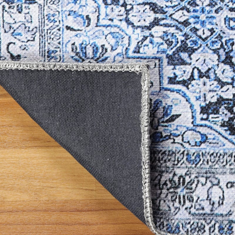 Superior Elodie Bohemian Geometric Floral Medallion Indoor Area Rug