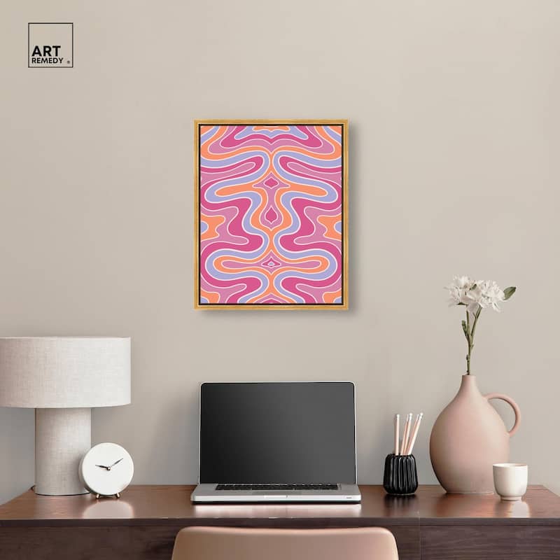 Bubble Gum Retro II Canvas by Art Remedy