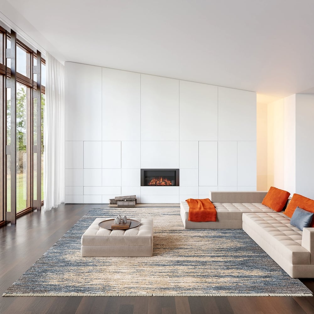 Fiadh Abstract Fringe Area Rug