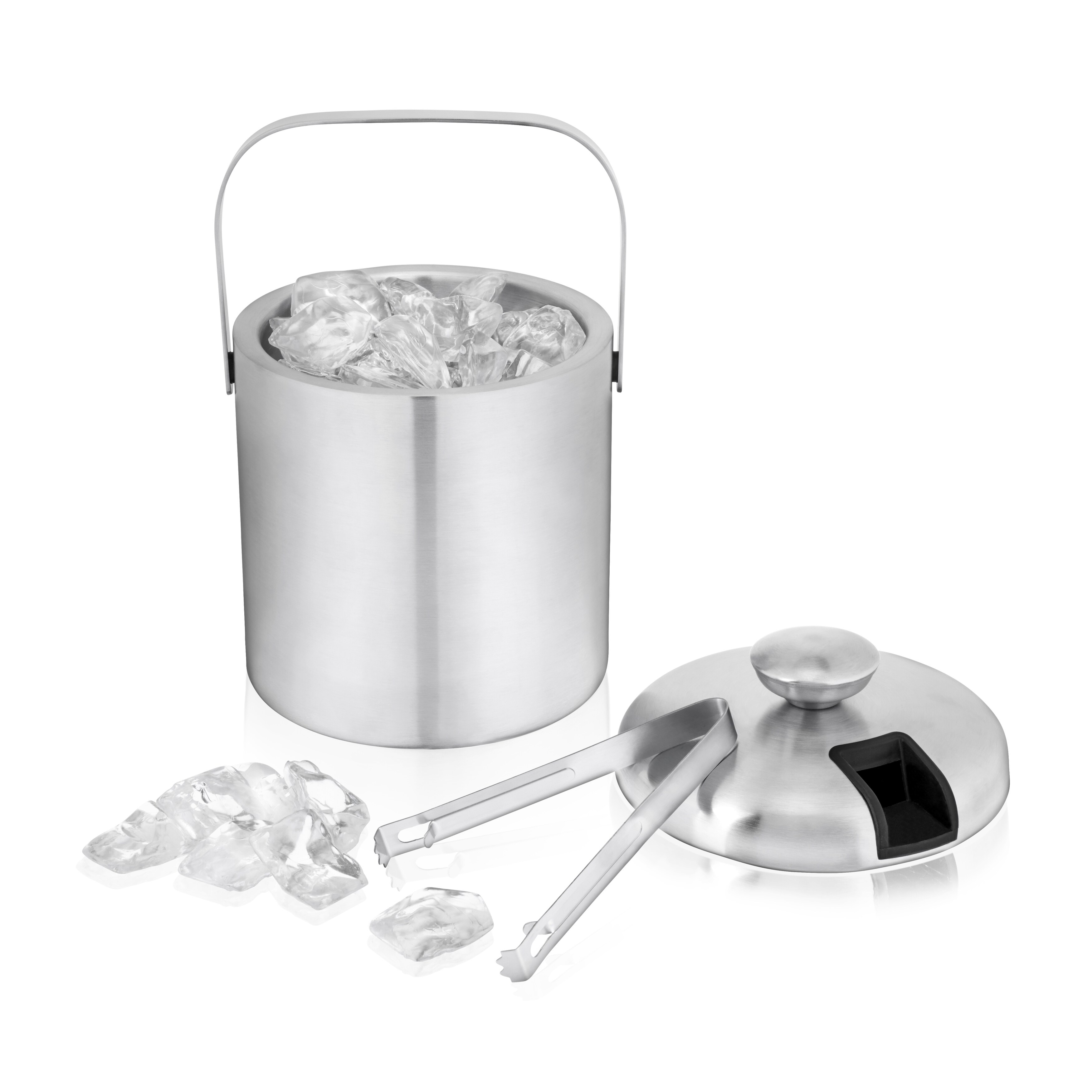 Bed bath and beyond ice bucket with tongs hot sale