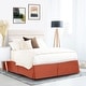 preview thumbnail 22 of 44, Nestl Pleated 14 inch Tailored Drop Bed Skirt - Soft Double Brushed Premium Microfiber Ruffle Bed Skirt