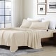 preview thumbnail 10 of 20, Home Essential Soft Microfiber Smart Sheet Storage Pocket Bedding Sheet Set Full - Cream
