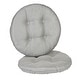 preview thumbnail 30 of 33, Klear Vu Omega Tufted Barstool Cushion Set Set of 2 - Gray
