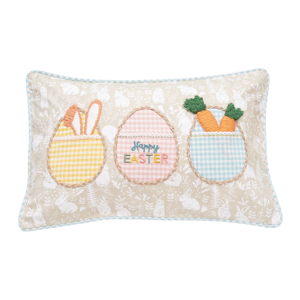 Easter Egg Trio Pillow