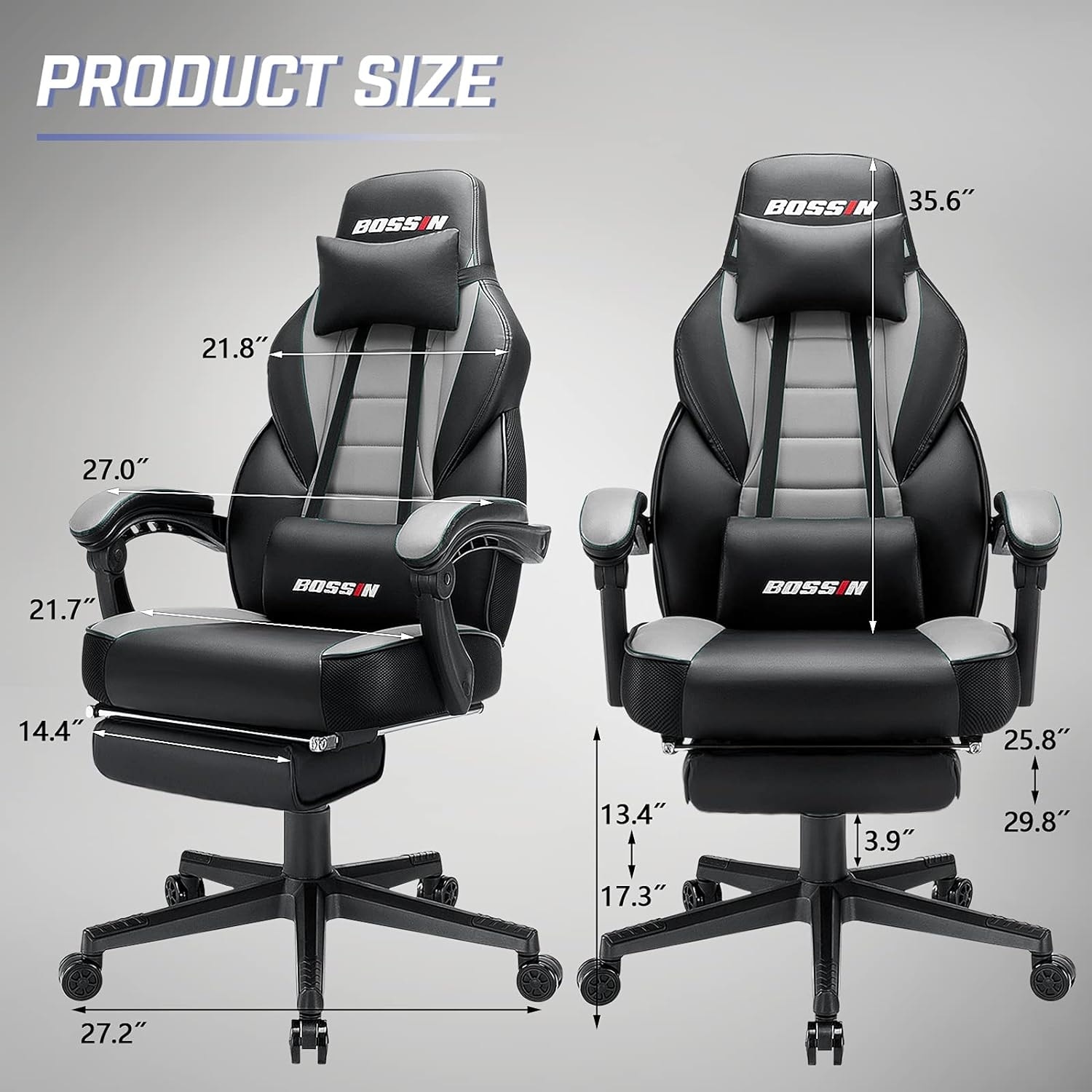 Gaming chair that supports best sale 400 lbs