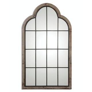 Shop 80 Grand Oversized Arch Panel Mirror With Wrought Iron And