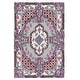 preview thumbnail 65 of 118, SAFAVIEH Handmade Bellagio Fronnie Oriental Medallion Wool Rug 2' x 3' - Light Green/Ivory - Rectangle