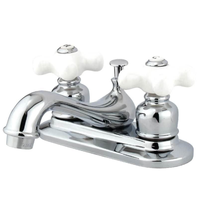 Kingston Brass Restoration Centerset Bathroom Faucet with Pop-Up Drain