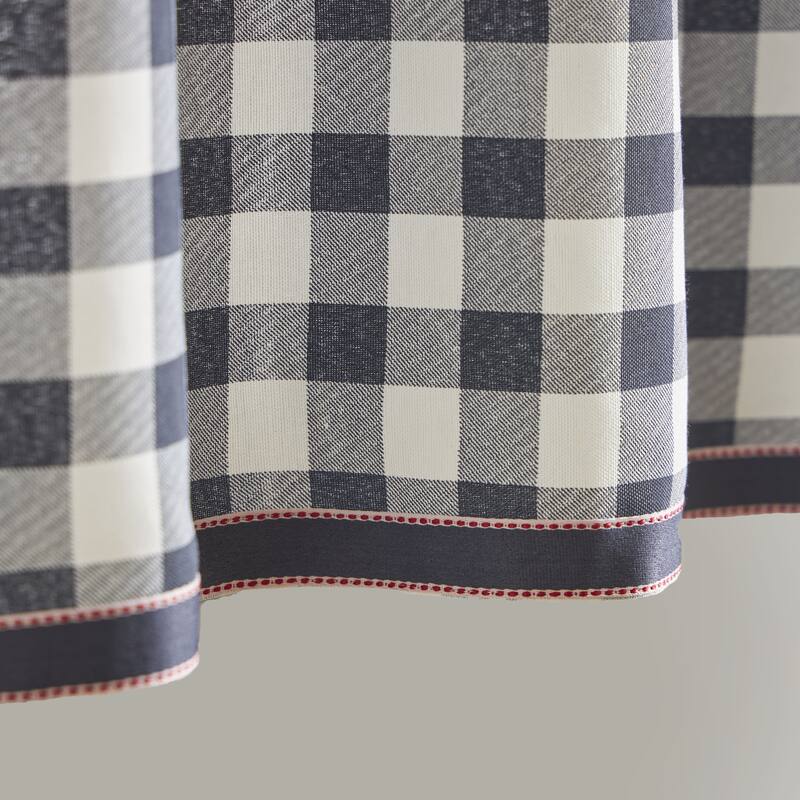 Martha Stewart Chickens 3pc Valance & Tiers Set