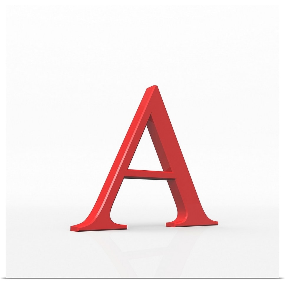 Alpha Is The First Letter Of The Greek Alphabet Poster Print Overstock