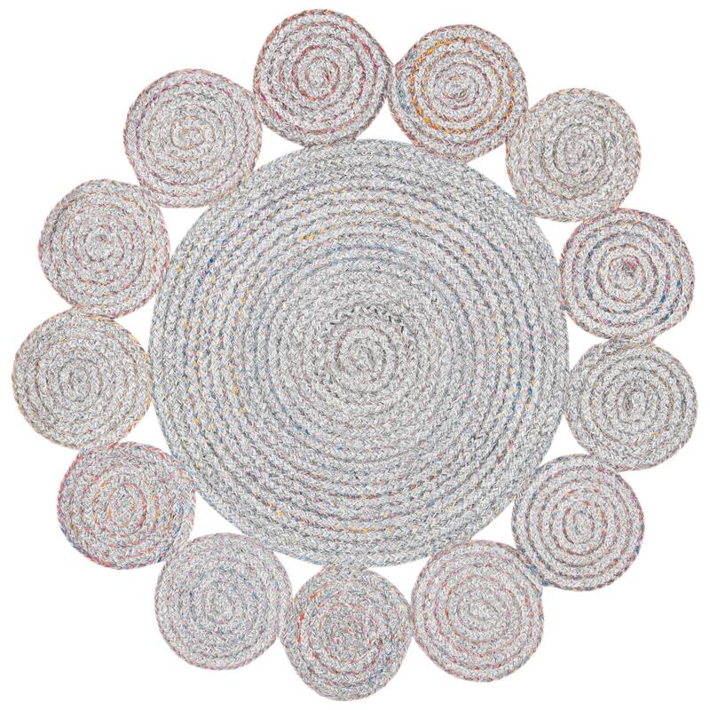 SAFAVIEH Handmade Cape Cod Karcsi Farmhouse Polyester Rug