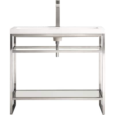James Martin Vanities C105V39.5WG Boston 39-3/8" Rectangular Porcelain