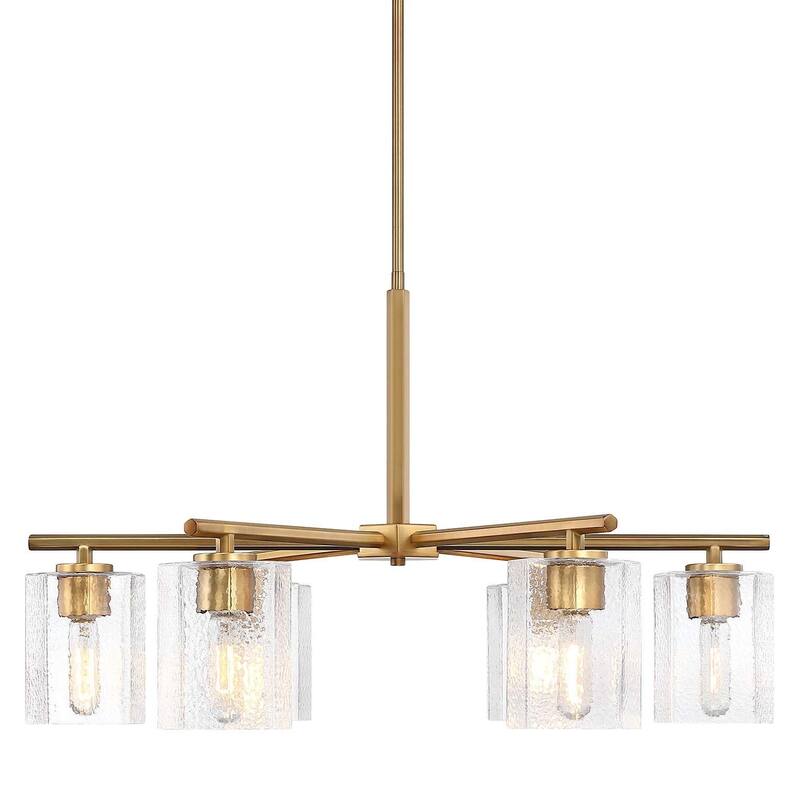 Designers Fountain D309M-6CH Haven 6 Light 32" Wide Chandelier - Old Satin Brass