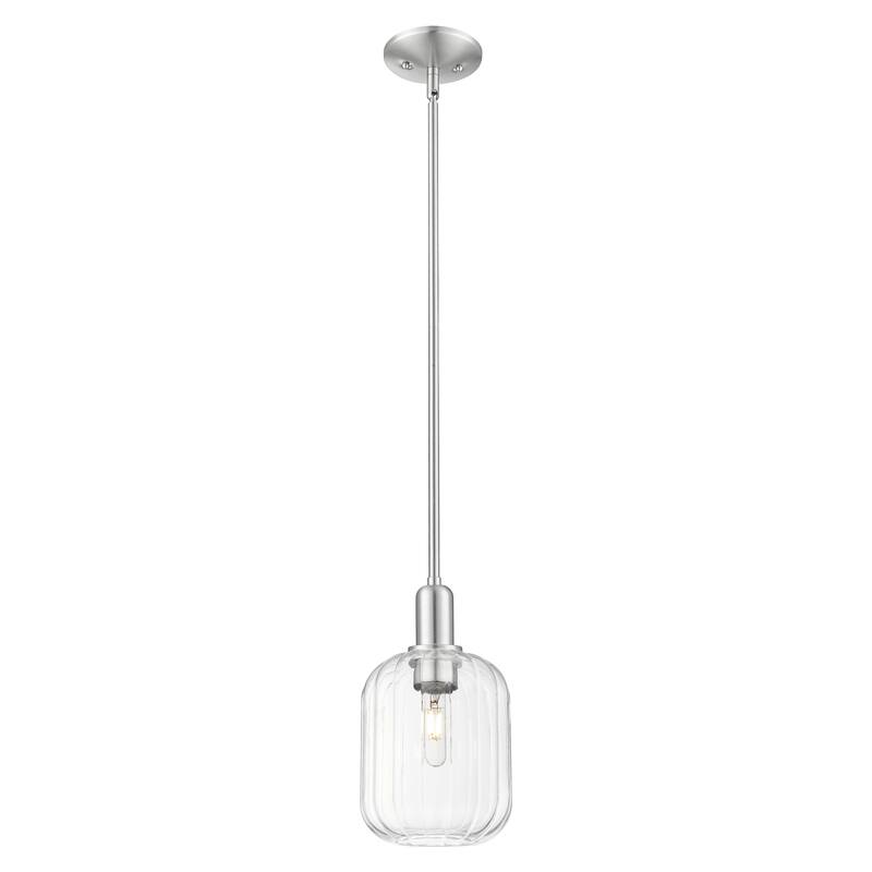 Innovations Lighting Downtown Urban - Preston - 1 Light 7" Jar Shade Stem Hung Mini Pendant