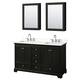 Option Dark Espresso / White Quartz Top / Polished Chrome